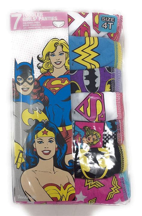 Dc Comics Justice League Panties 7 Pack Girls Briefs Underwear Wonderwoman 9 99 Picclick