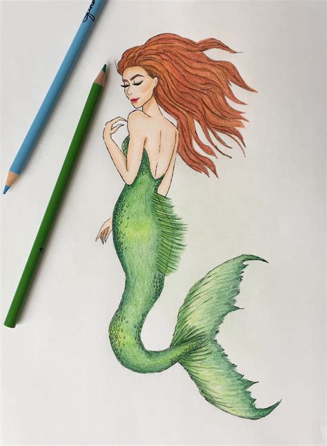 Mermaid Art Mermaid Art Drawing Sketches Renaldo Varisco