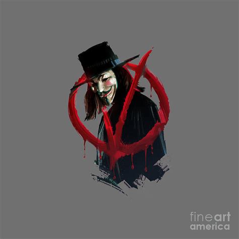 V For Vendetta Drawing By Natalia Namaga Fine Art America