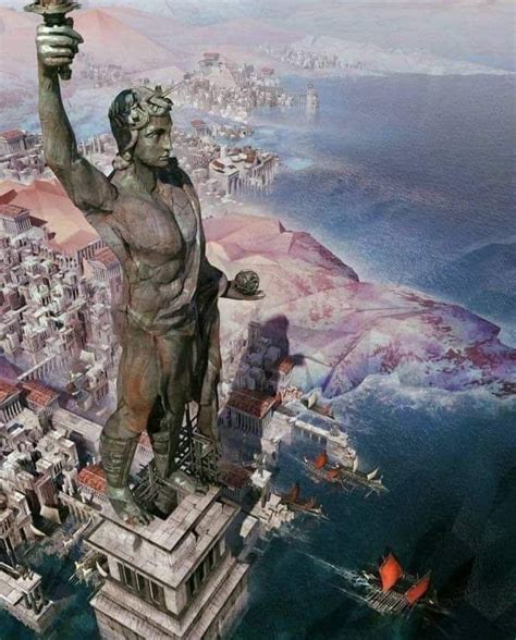 National Archaeology On Instagram Colossus Of Rhodes Colossal Statue