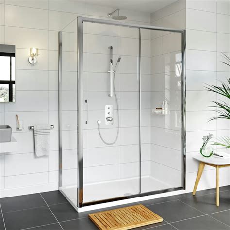 Mode Hardy 8mm Easy Clean Shower Enclosure And Stone Shower Tray