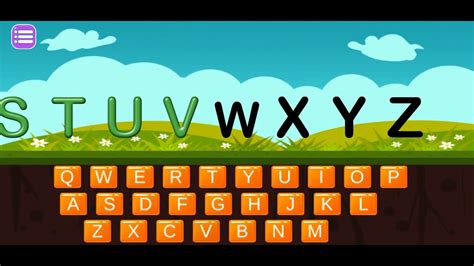 Abcd Typing Game For Kids Youtube