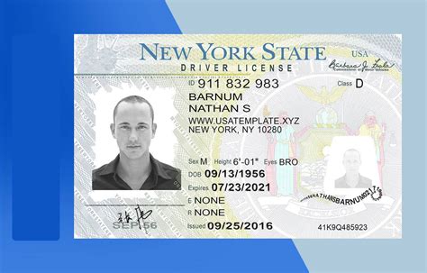 New York Drivers License Psd Template New Edition Download