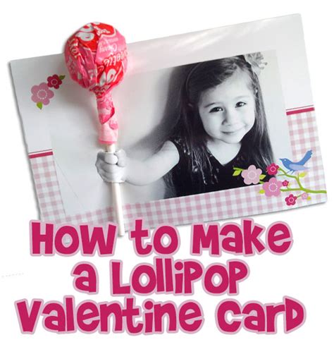 Lollipop Valentine Invitation Or Thank You Card Woo Jr Kids
