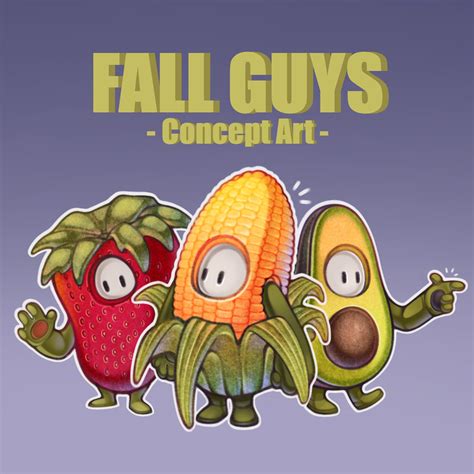Artstation Fall Guys Concept Art