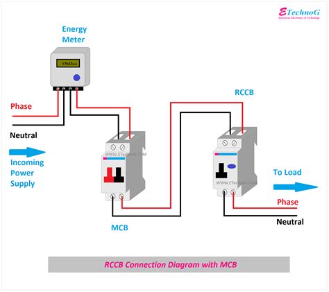 Mcb Connection Diagram Wiring Digital And Schematic