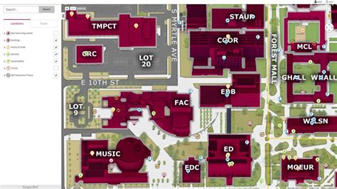 Asu West Campus Map United States Map