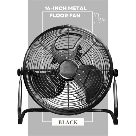 High Velocity Metal Floor Fan Electrical Pedestal Floor Fan 3 Speed