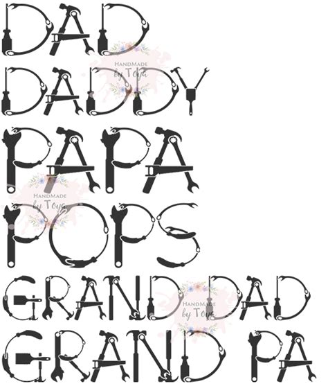 Papa Tools Svg 309 Svg Png Eps Dxf File