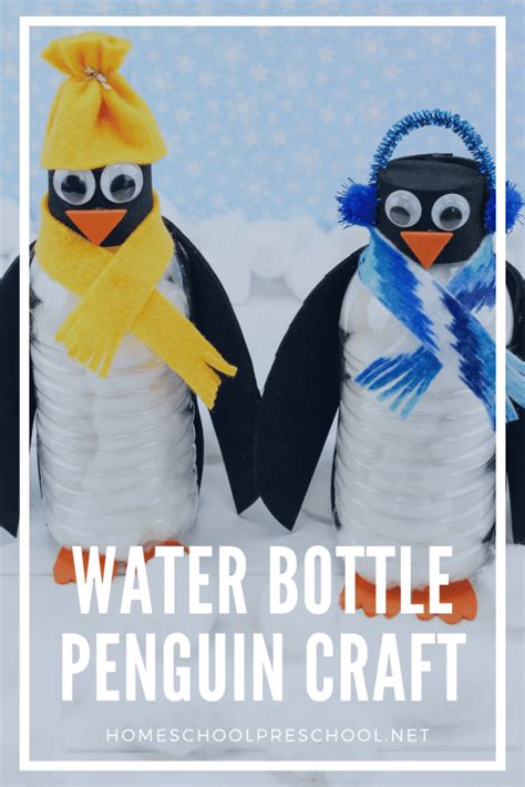 How To Make A Water Bottle Penguin Craft For Kids