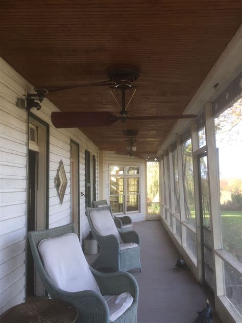 Fanimation ha7966dz kellan housing in dark bronze finish. "The Crane" belt and pulley fan system on the porch at ...