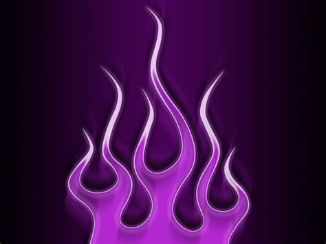 Purple Fire Aesthetic Wallpaper