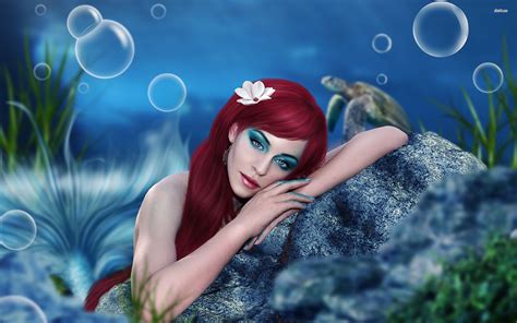 Beautiful Mermaid Wallpapers Wallpaper Cave