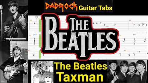 Taxman The Beatles Guitar Bass Tabs Lesson Youtube