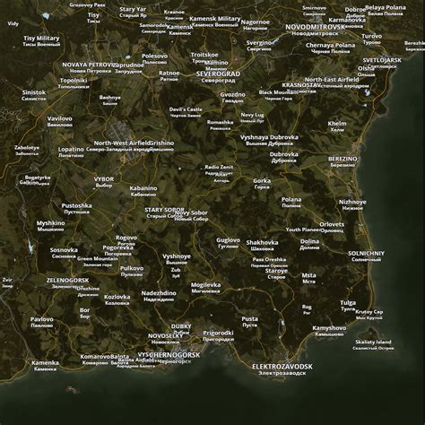 Dayz Map Карта Dayz Steam Solo