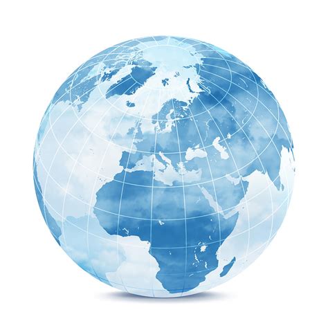 Blue World Globe By Sbayram