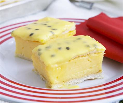Vanilla Passionfruit Slice Recipe New Zealand Womans Weekly Food