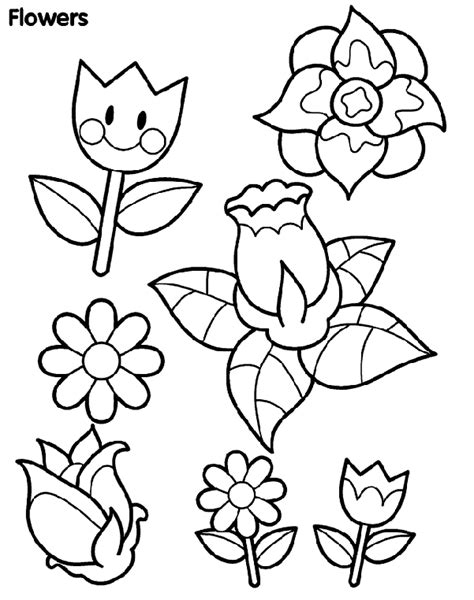 coloring pages flower  printable coloring pages