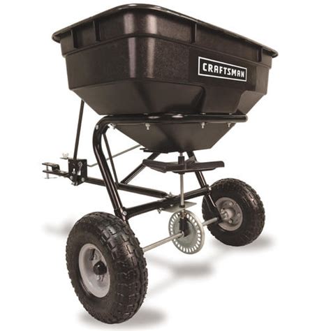 Craftsman 24321 100lb Pull Behind Spreader For Sale Ronmowers