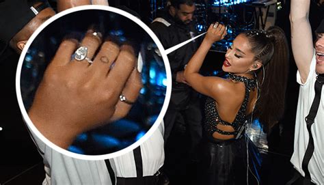 Ariana grande is a married woman, because tmz has learned she tied the knot this weekend. Ariana Grande just got engaged and her $100k ring is STUNNING!