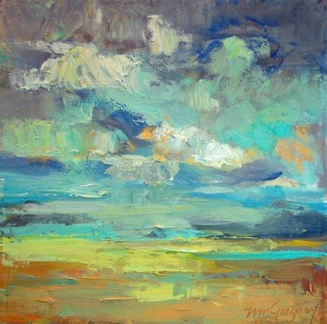Erin Fitzhugh Gregory Beautiful Landscape Paintings Abstract Landscape