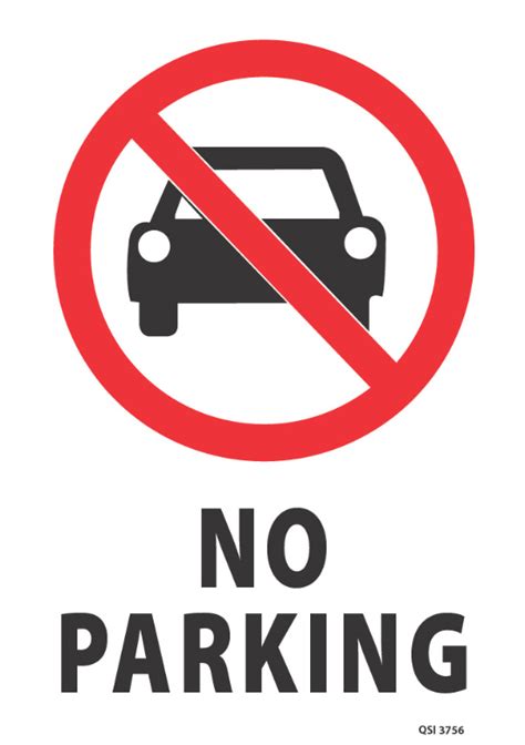 No Parking Sign Malaysia Accuform Signs® 18 X 12 Reflective