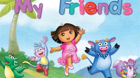 Play, sing, and learn with kids' favorite bilingual explorer. Dora Meet My Friends