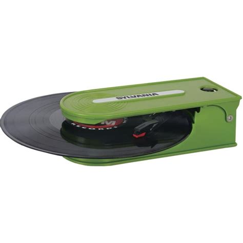 Sylvania Green Turntable Record Player In The Turntables