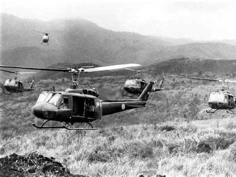Vietnam War American Helicopters Photograph By Everett