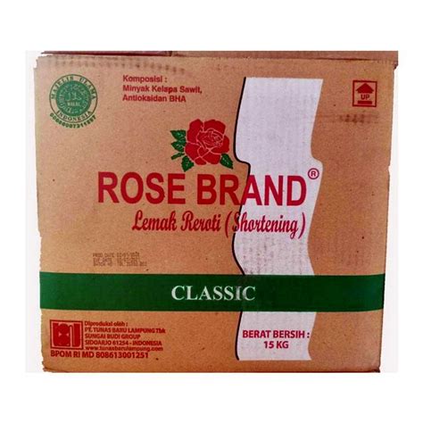 Mentega Putih Rose Brand Shortening 15kg Lazada Indonesia