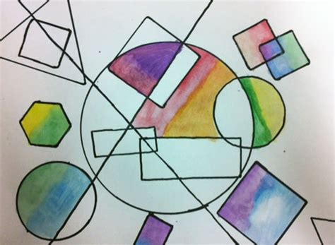 Artisan Des Arts Geometric Overlapping Shapes