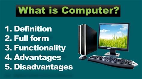 What Is Computer Functionalities Of Computer Full Form Of Computer