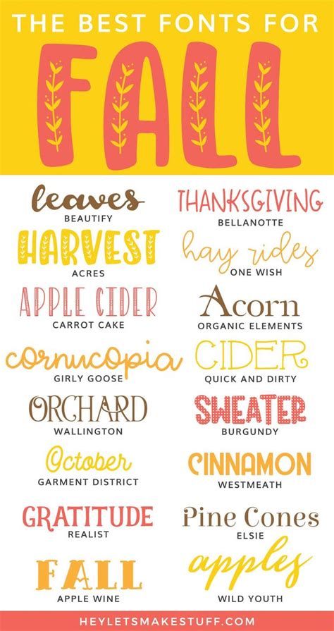 The Best Cheap And Free Fonts For Fall Fun Graphics Ideas Of Fun