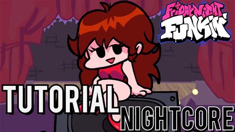 Tutorial Nightcore Friday Night Funkin Vs Gf YouTube