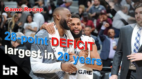 Spurs 28 Point Comeback Nba Scores Recap March 8 2017 Youtube