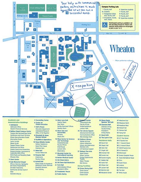 Wheaton College Ma Campus Map Printable Maps Online