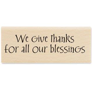 We Give Thanks Rubber Stamp | Shop Hobby Lobby | Give thanks, Rubber ...