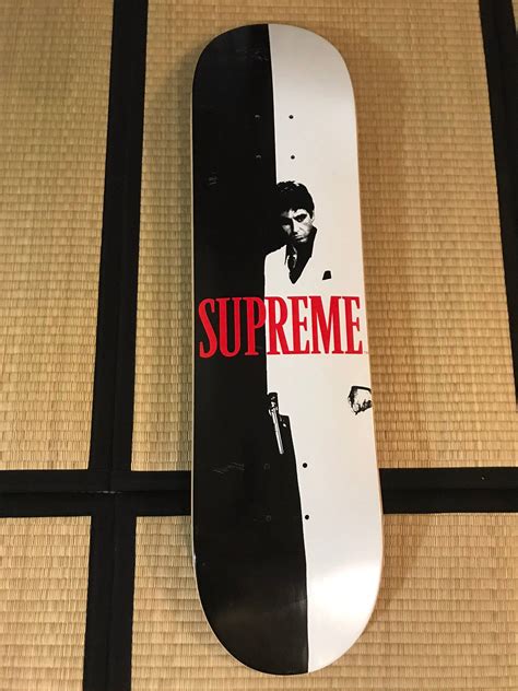 Supreme Scarface Split Skateboard Grailed