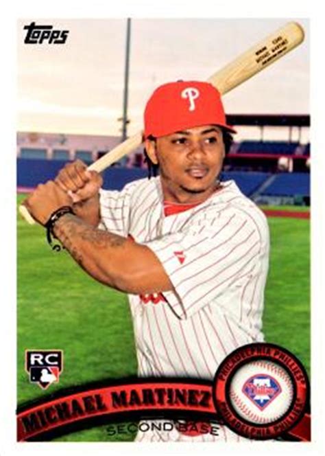 Michael gabriel martínez tiburcio is a dominican professional baseball player for the high point rockers team of the atlantic professional baseball league. 2011 Topps Michael Martinez Rookie Card