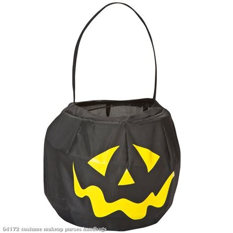 Sickly Pumpkin Collapsible Bucket Description This Pumpkin Treat Bag