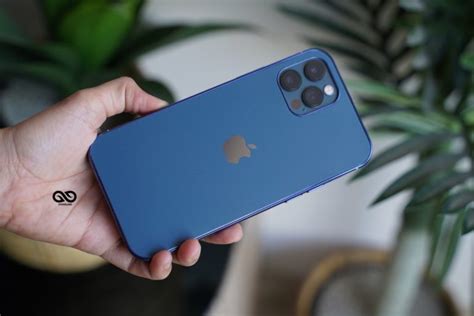 Pacific Blue Glass Finish Case For Iphone 12 Pro Max Starelabs India