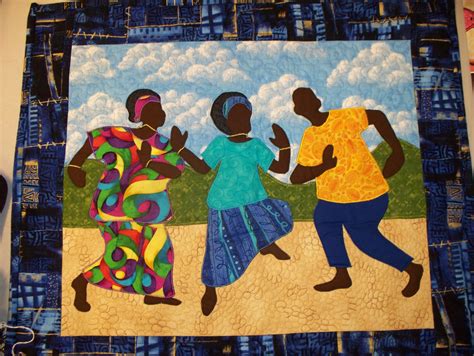 The Dancer Quilted Wall Hanging African American Quilts African