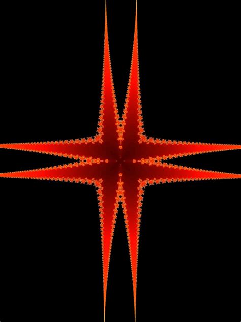 Red Fractal Star Free Stock Photo Public Domain Pictures