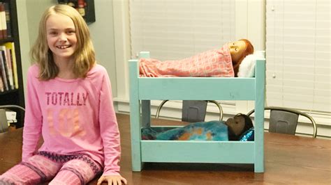 How To Build An American Girl Doll Bunk Bed Lrn2diy
