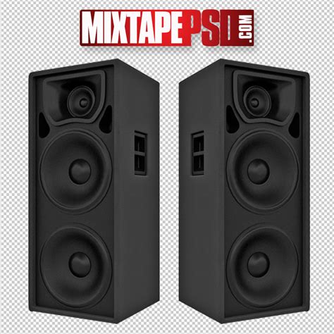 Black Club Speakers Png Image Mixtapepsdscom