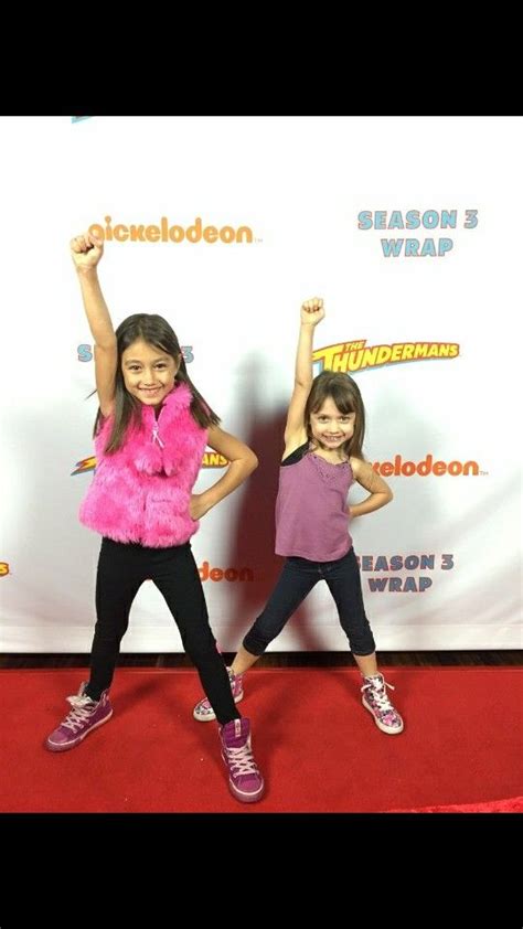 Nickelodeons Show The Thundermans Actress Maya Le Clark And Her Sister