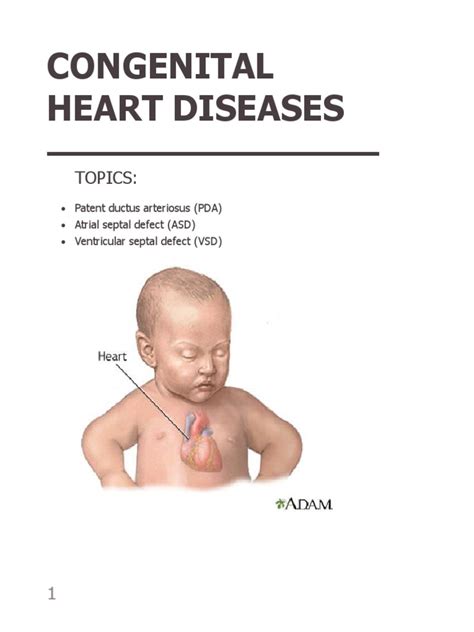 Congenital Heart Diseases Topics Pdf Congenital Heart Defect Heart