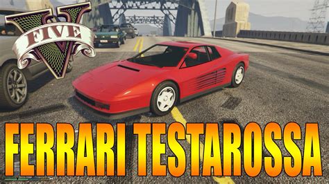 About press copyright contact us creators advertise developers terms privacy policy & safety how youtube works test new features press copyright contact us creators. MOD CARRO EXÓTICO FERRARI TESTAROSSA - GTA V NEW CAR FERRARI TESTAROSSA (PC MODS) - YouTube