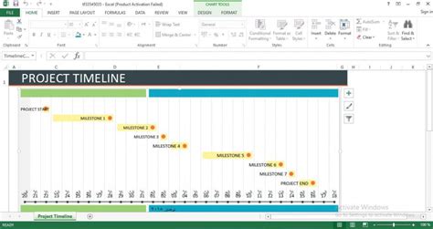 Microsoft Excel Timeline Templates ~ Addictionary