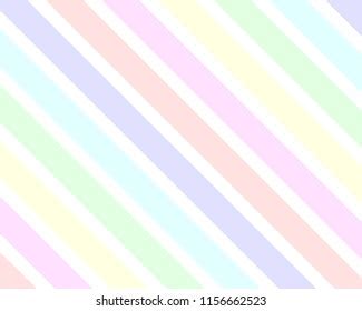 Rainbow Pastel Striped Background Stock Vector Royalty Free